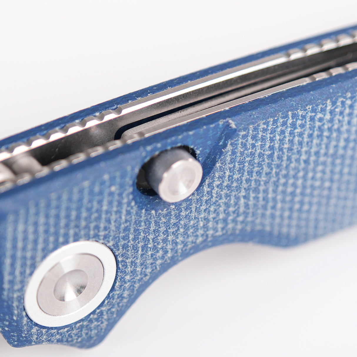 Porcupine | Blue Micarta + Satin 14C28N - A2605