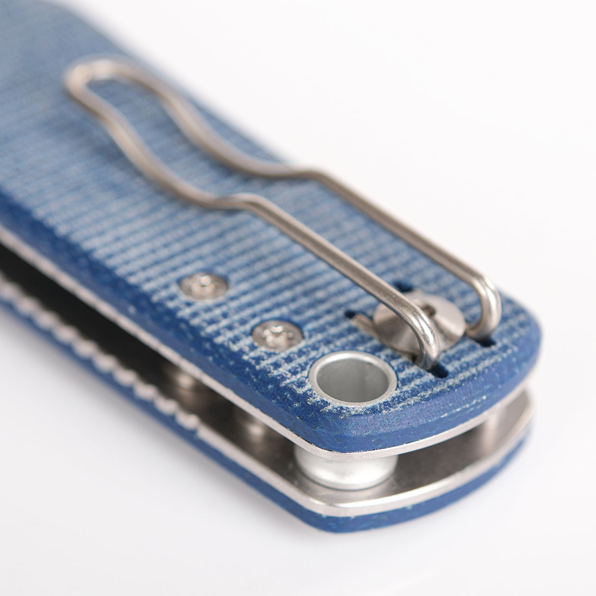 Porcupine | Blue Micarta + Satin 14C28N - A2605