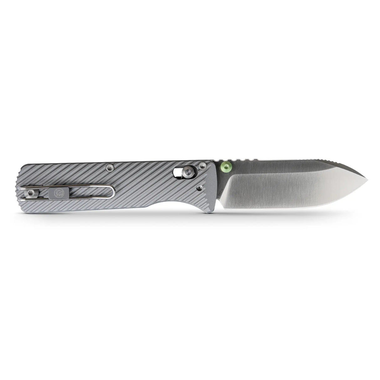 Vombat | Grey Aluminium + M390 Drop Point - A4104