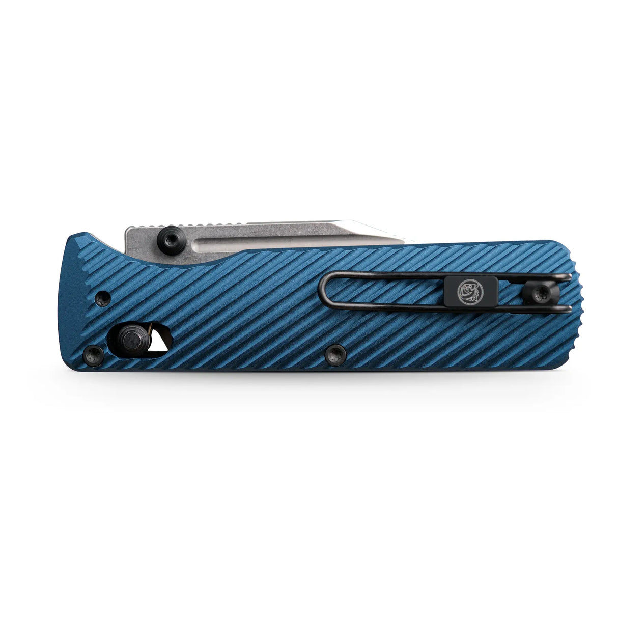 Vombat | Blue Aluminium + M390 Clip Point- A4108