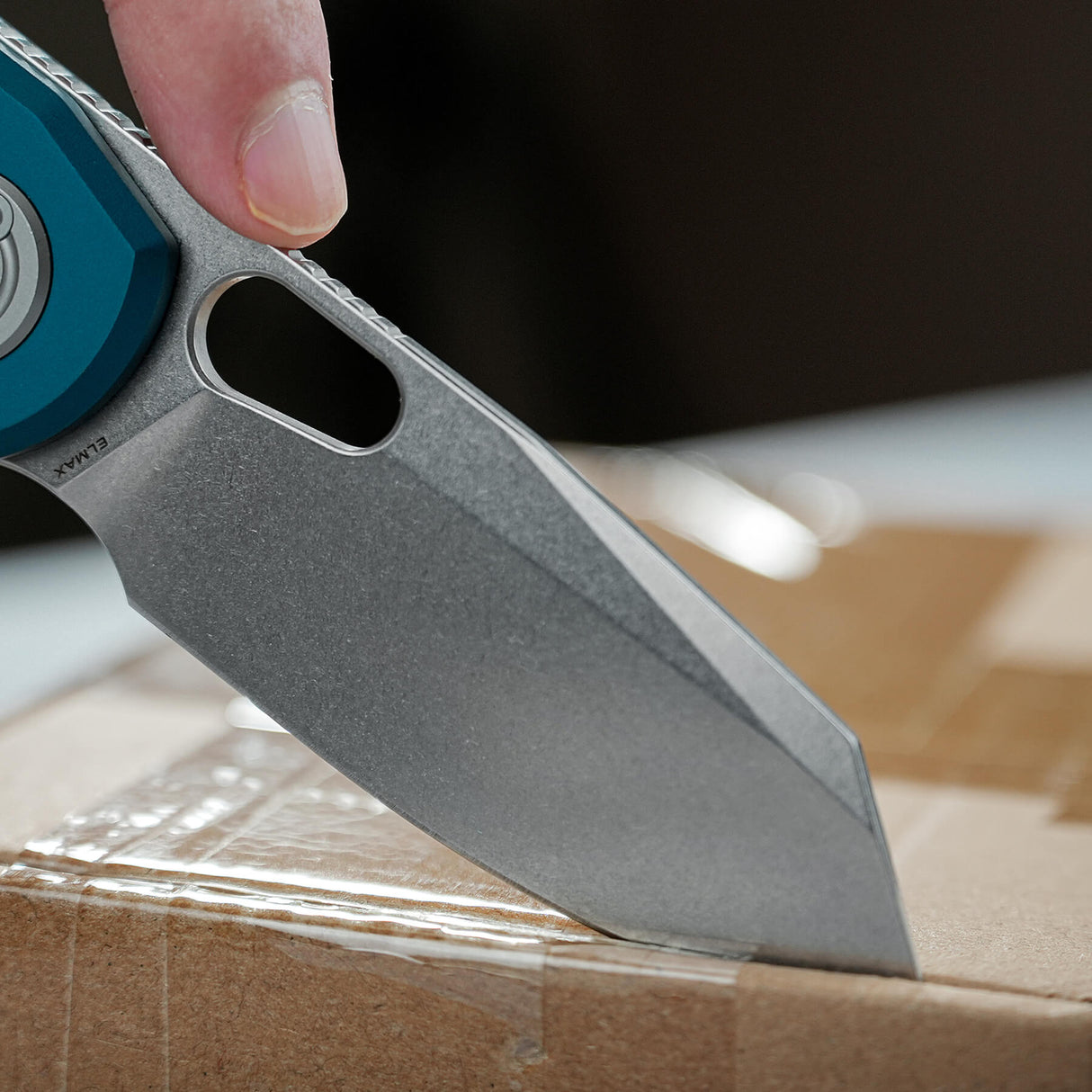 Ankylo | Blue Aluminium + Stonewash Elmax