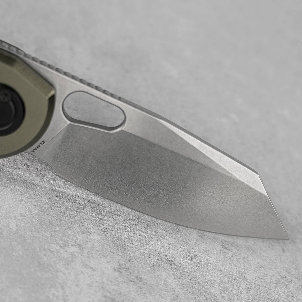 Ankylo | Olive Drab Aluminium + Stonewash Elmax