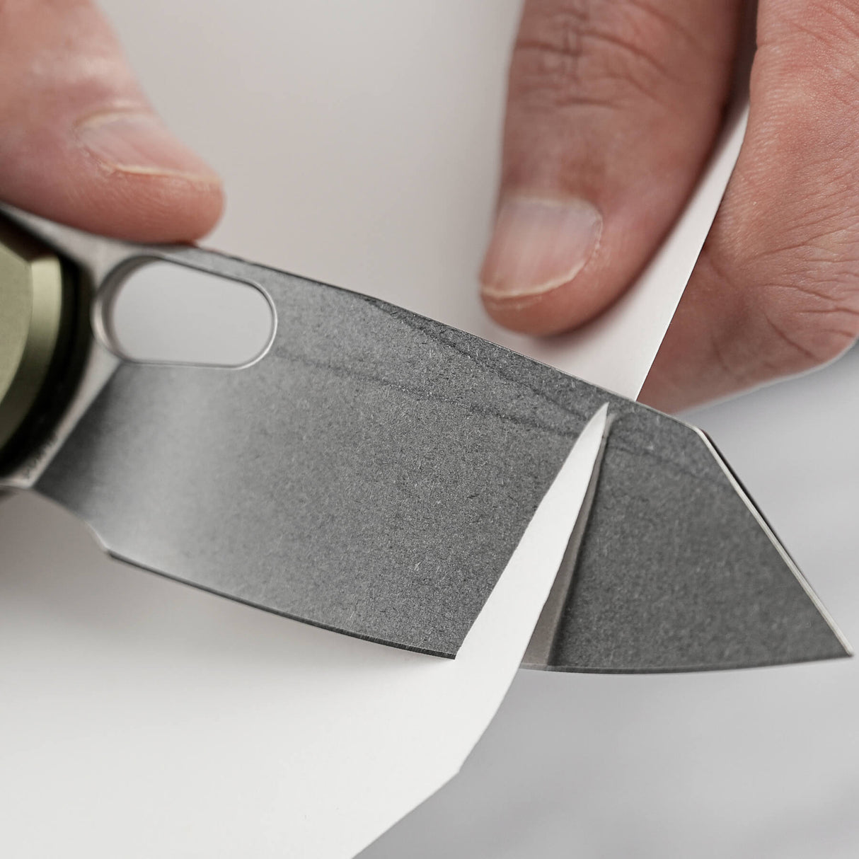 Ankylo | Olive Drab Aluminium + Stonewash Elmax