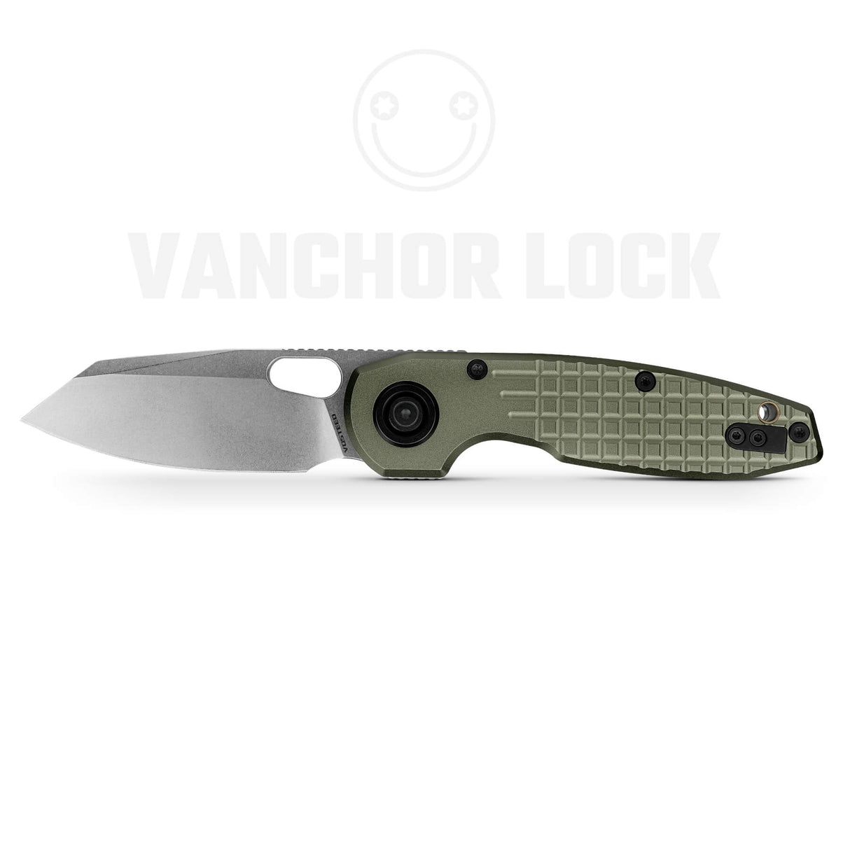 Ankylo | Olive Drab Aluminium + Stonewash Elmax