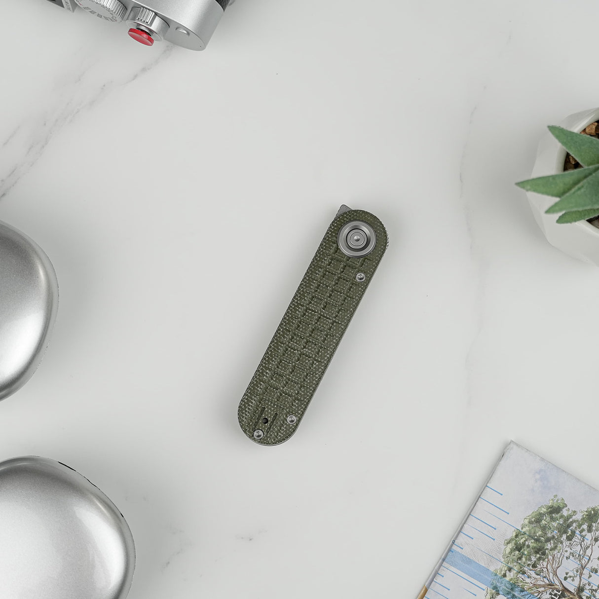 Corgi V 295 | Green Frag Micarta + N690 - A3710