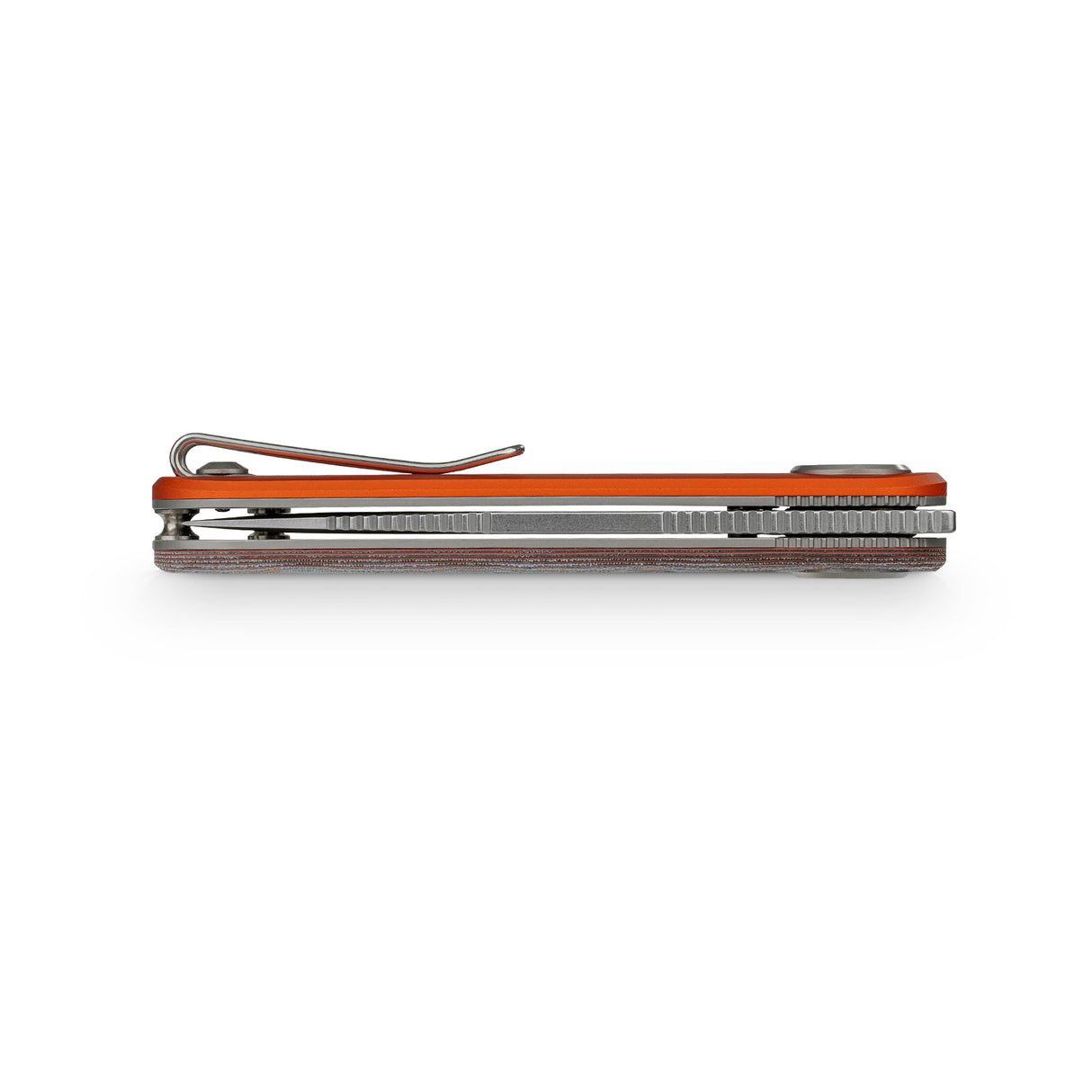 Corgi-V 295 | Copper Raindrop Micarta/Aluminium | Stonewash N690 - A3731