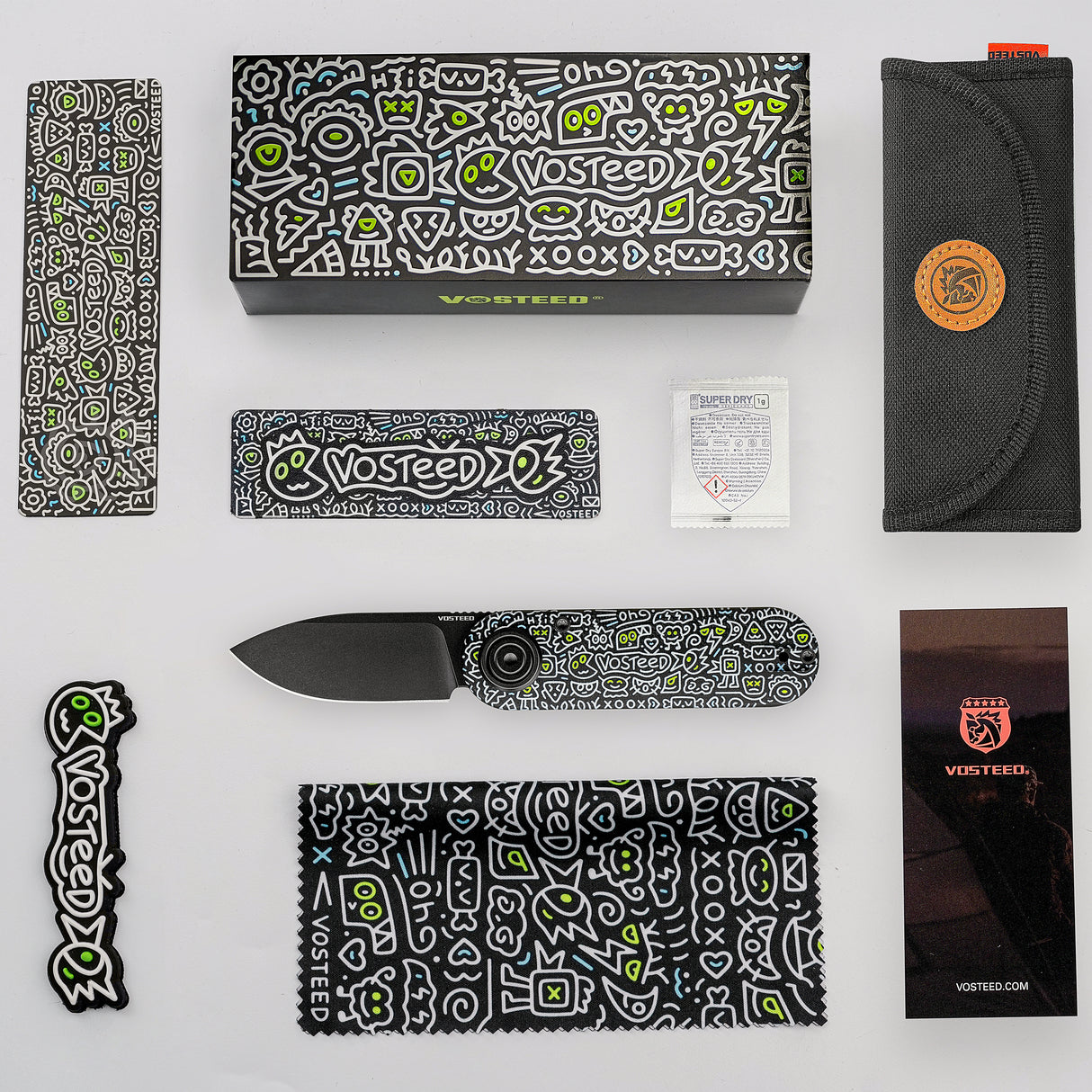 Corgi V | Doodle Monster™ Black G10 + Blackwash - A3726