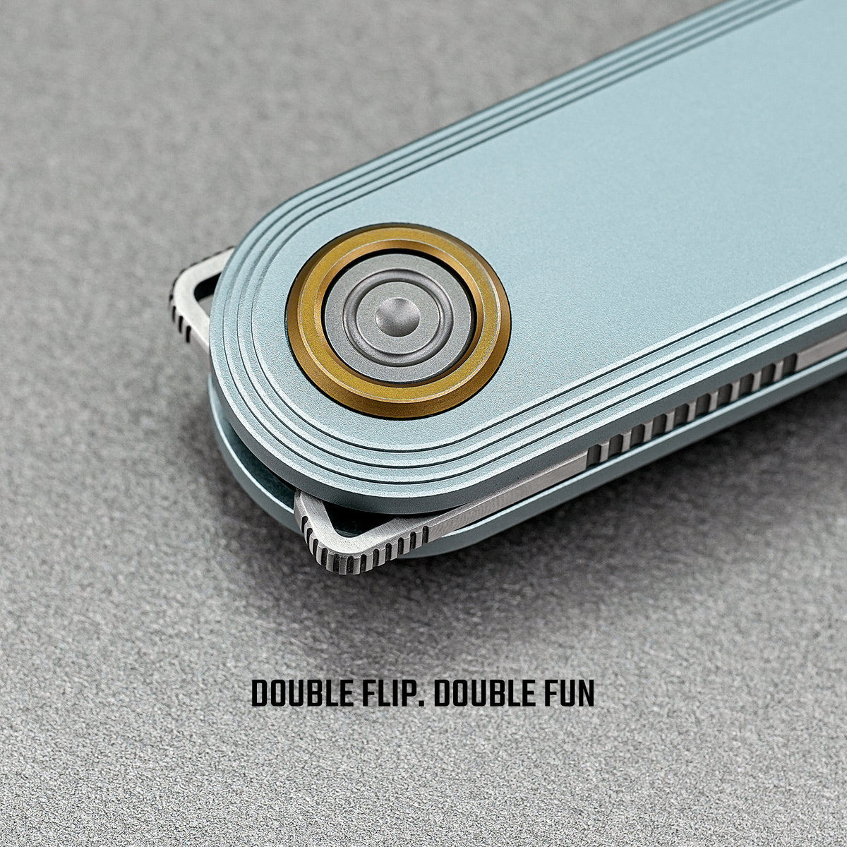 Corgi® V V | Macaron Blue Aluminum + Satin Nitro-V - A5110