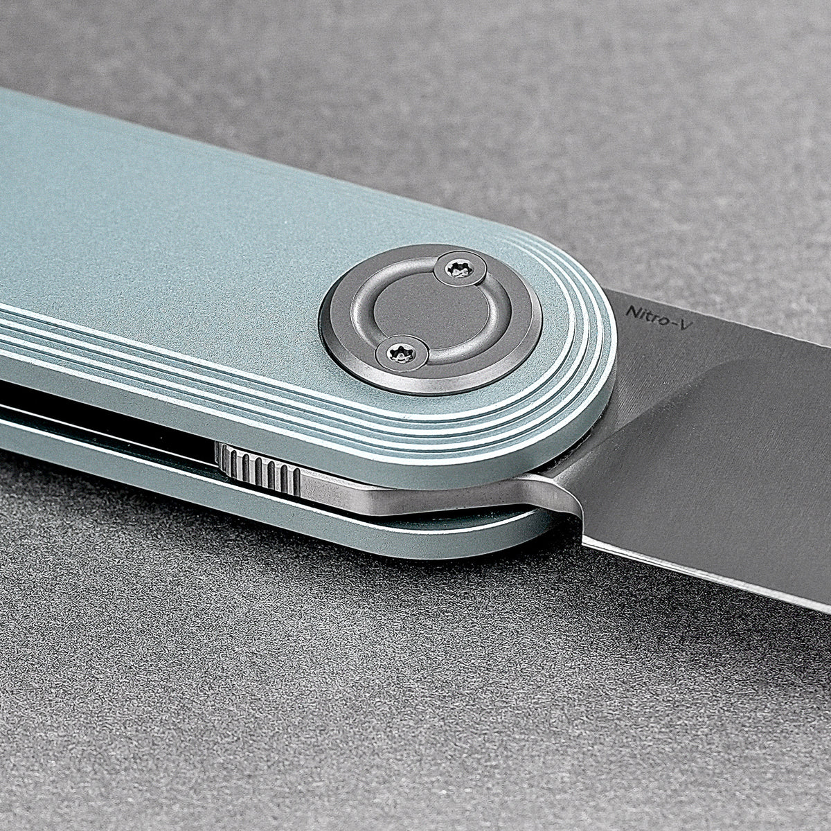 Corgi® V V | Macaron Blue Aluminum + Satin Nitro-V - A5110