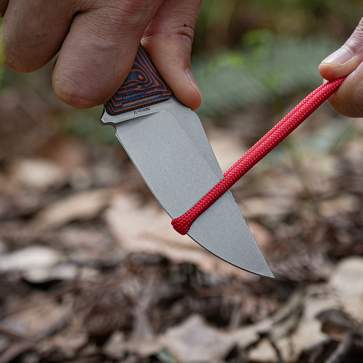 H-Back | Copper Raindrop Micarta + Nitro-V - D0406