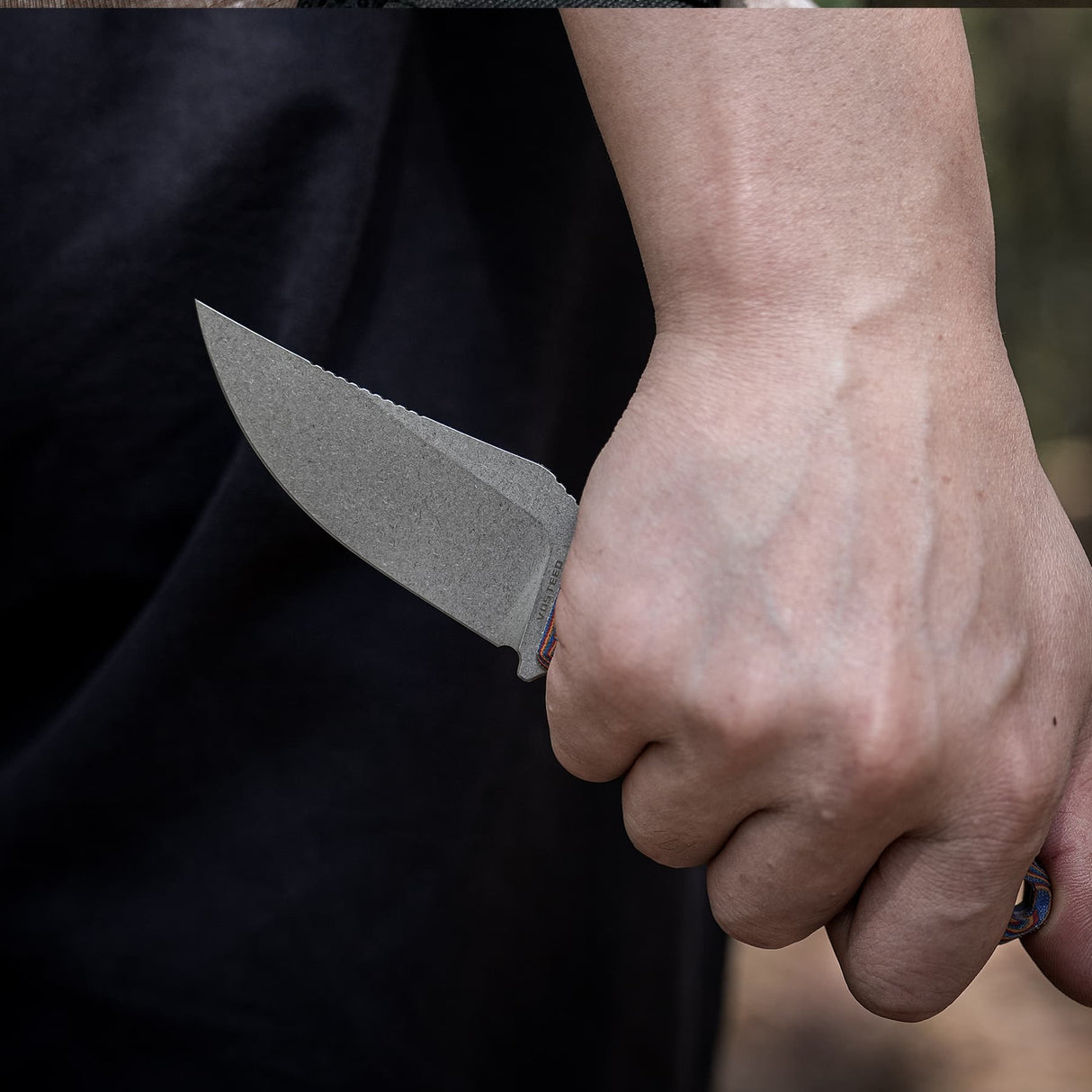 H-Back | Copper Raindrop Micarta + Nitro-V - D0406