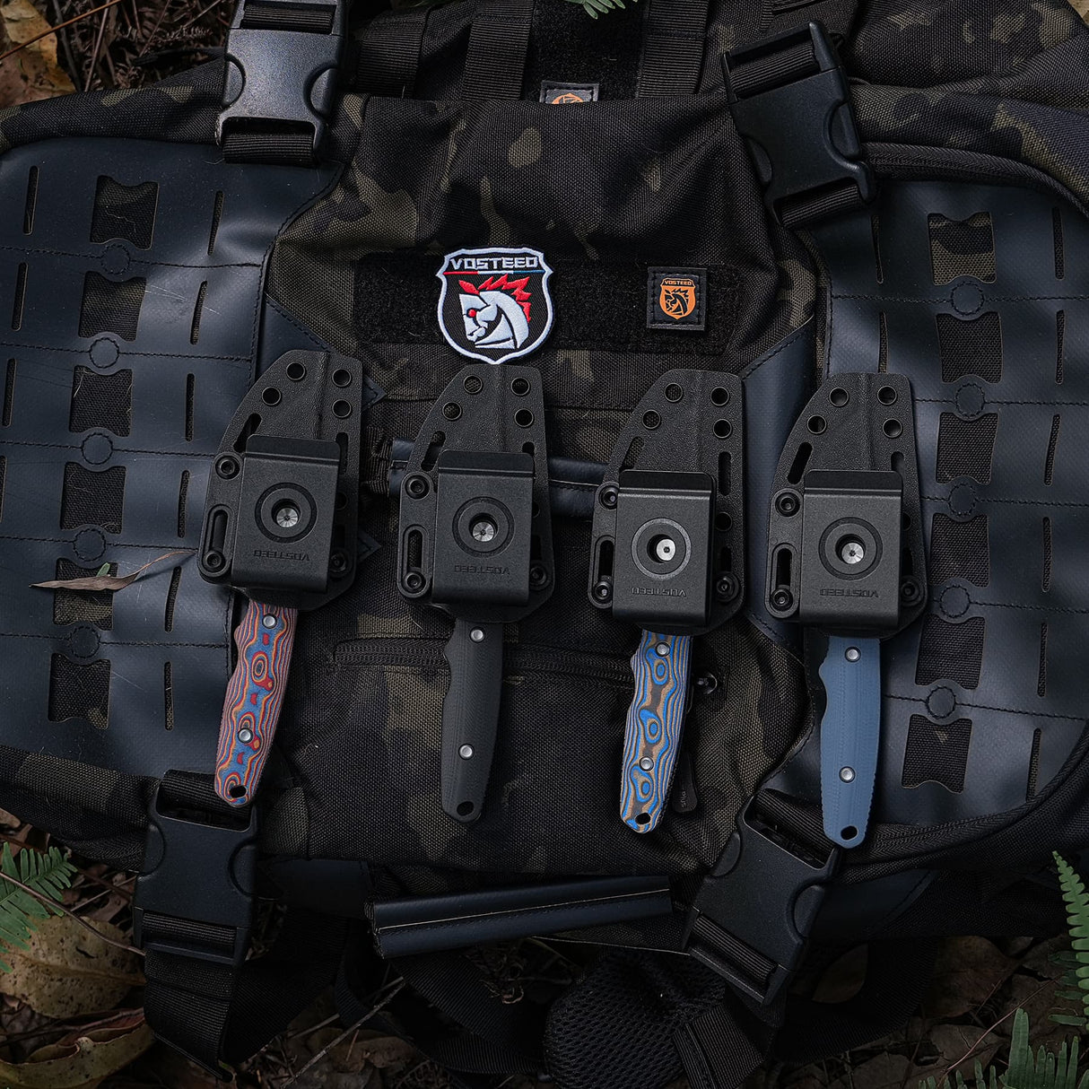 H-Back | Blue Ocean Micarta + Nitro-V - D0407