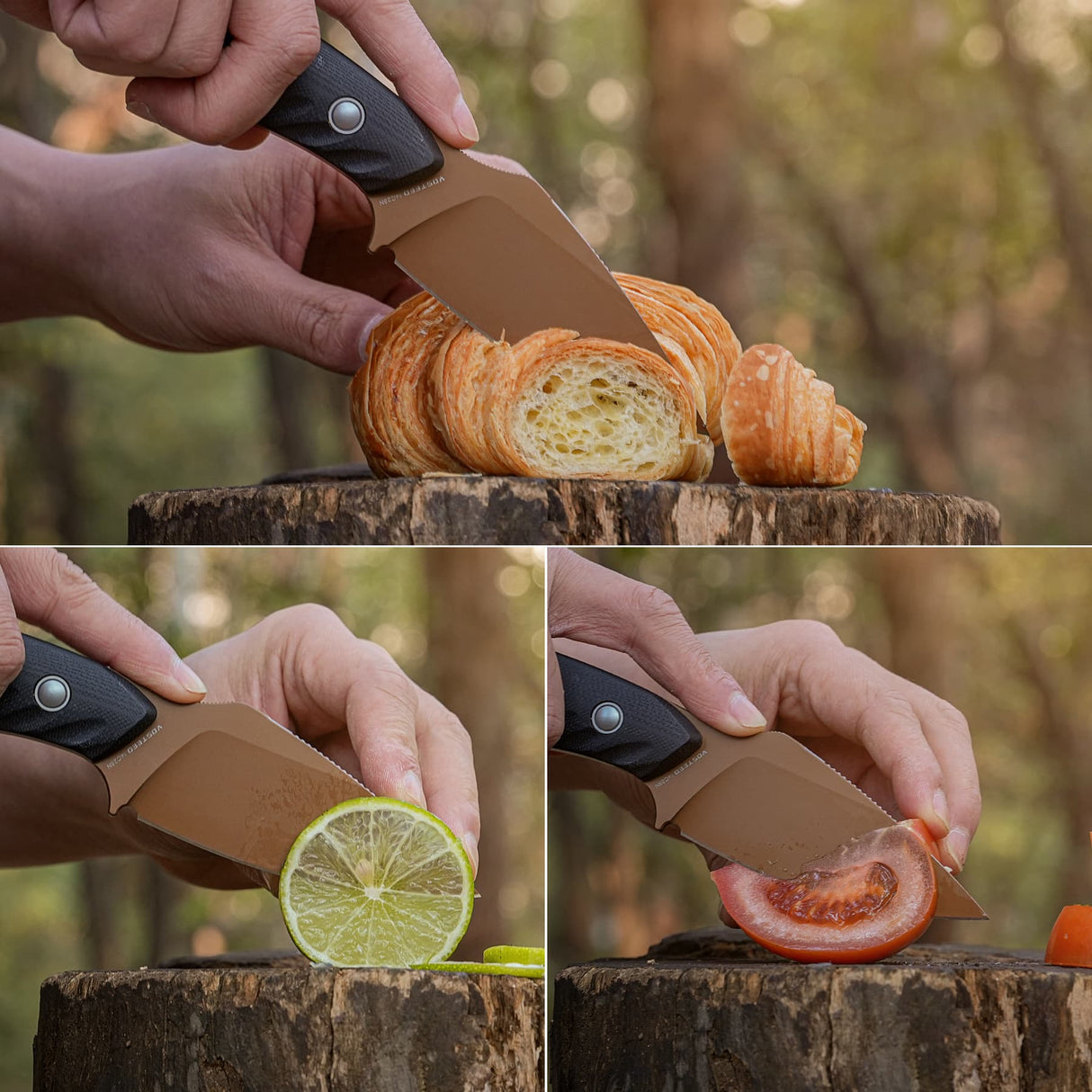 Inferno | Black G10 + Copper Dune 14C28N - D0801