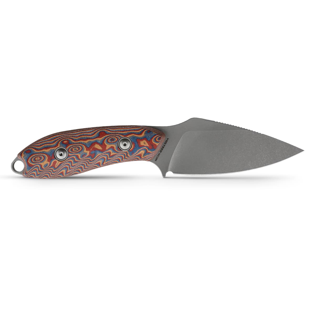 Inferno | Copper Raindrop Micarta + Stonewash 14C28N - D0803