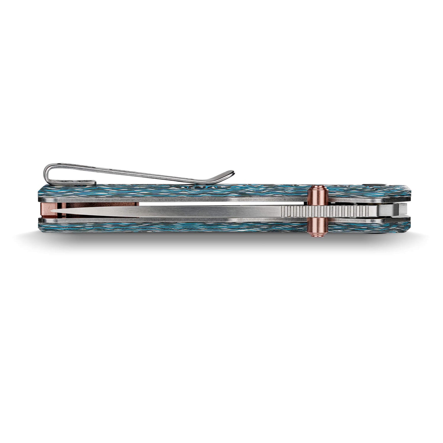 Marten | Blue Carbon Fibre + 154CM - A1609
