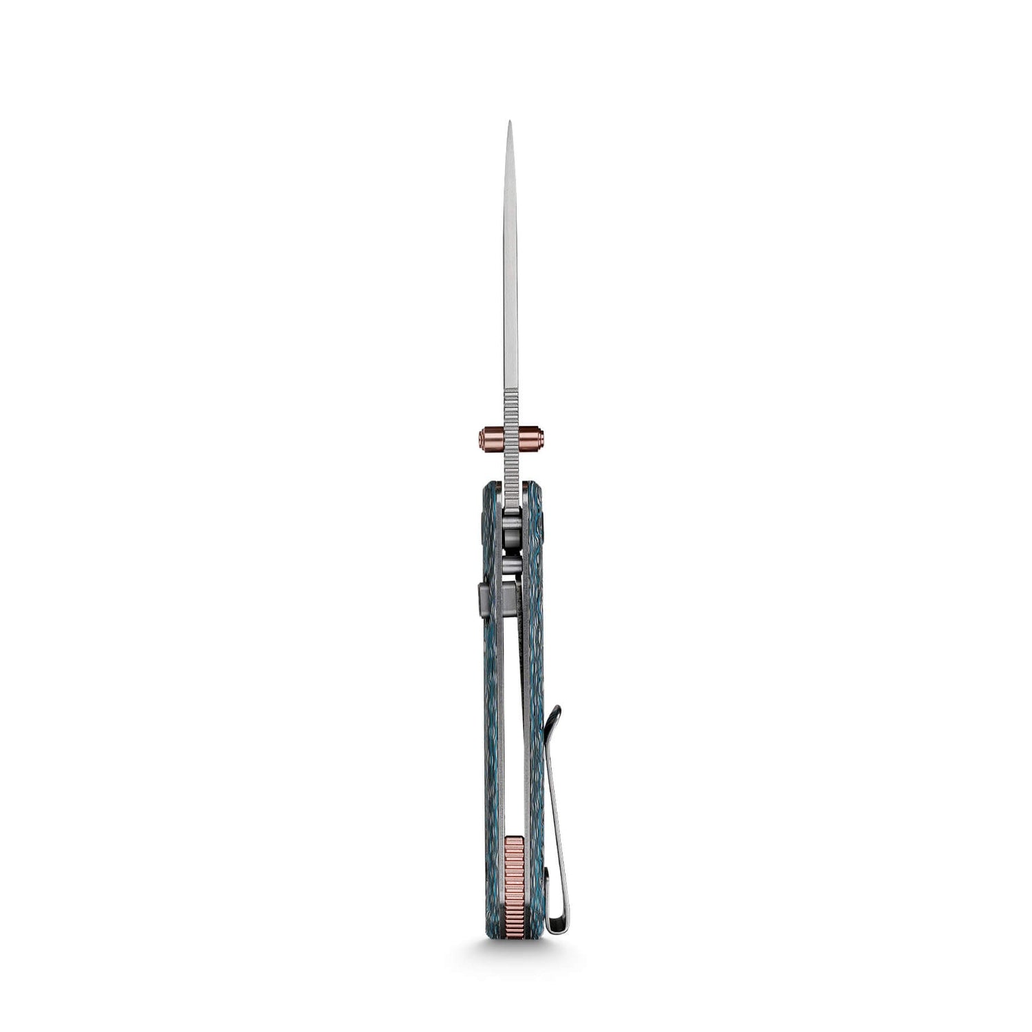 Marten | Blue Carbon Fibre + 154CM - A1609