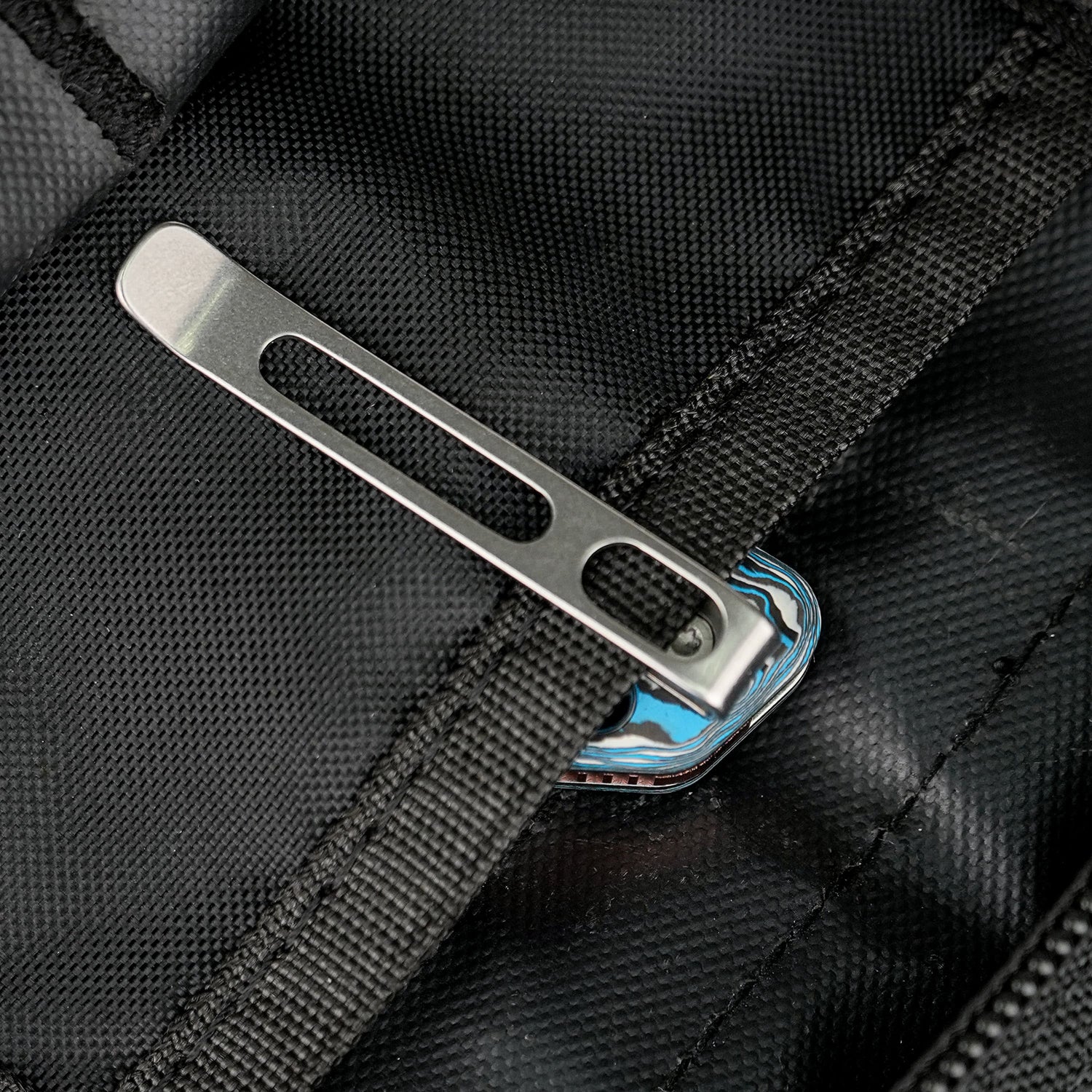 Marten | Blue Carbon Fibre + 154CM - A1609