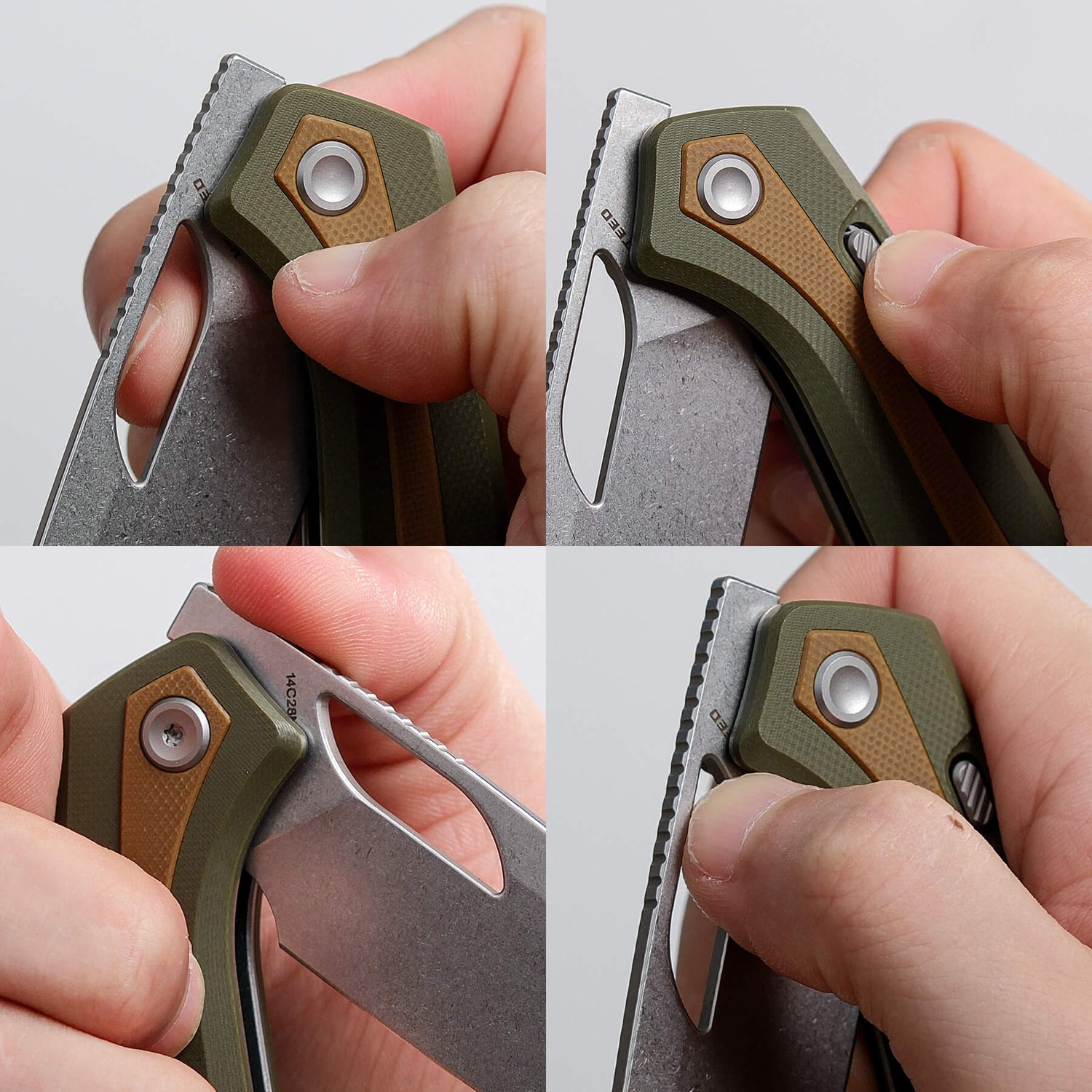 Kroc G10 | Green & Brown + 14C28N - A1805