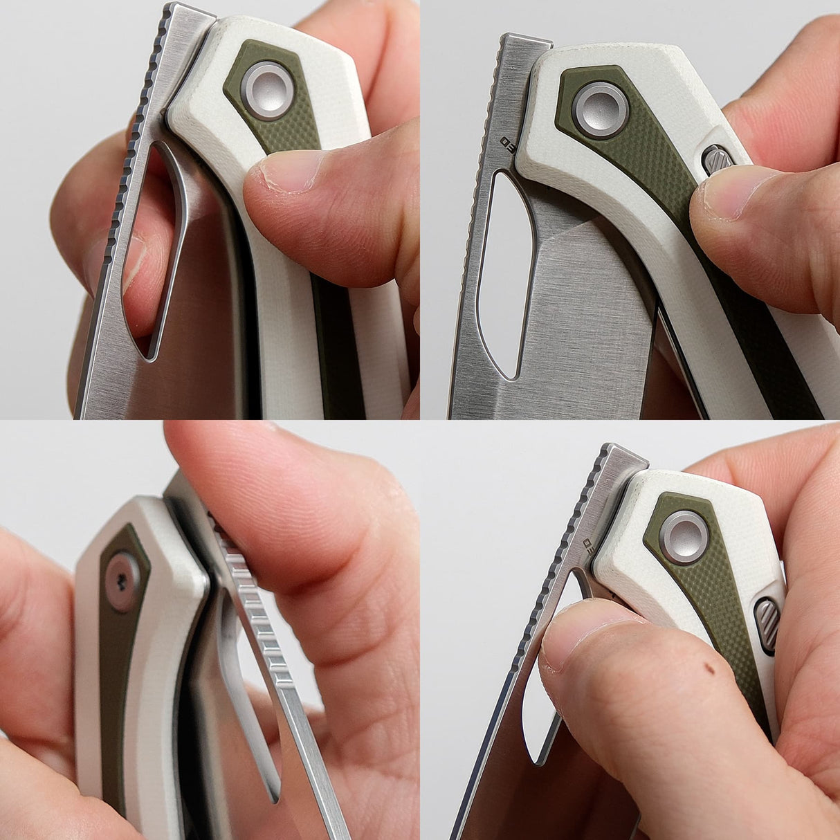 Kroc G10 | White & Green + 14C28N - A1808