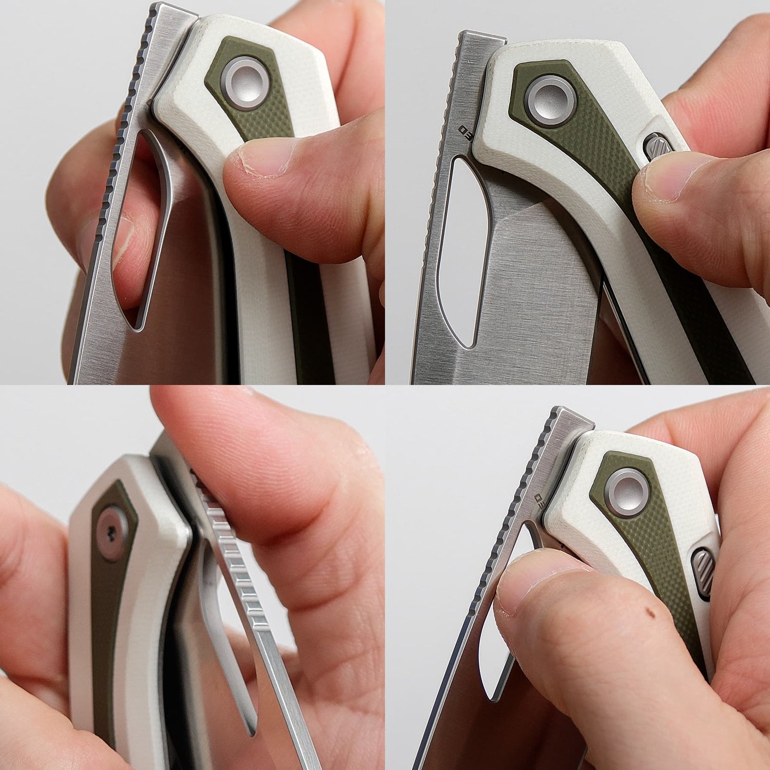 Kroc G10 | White & Green + 14C28N - A1808