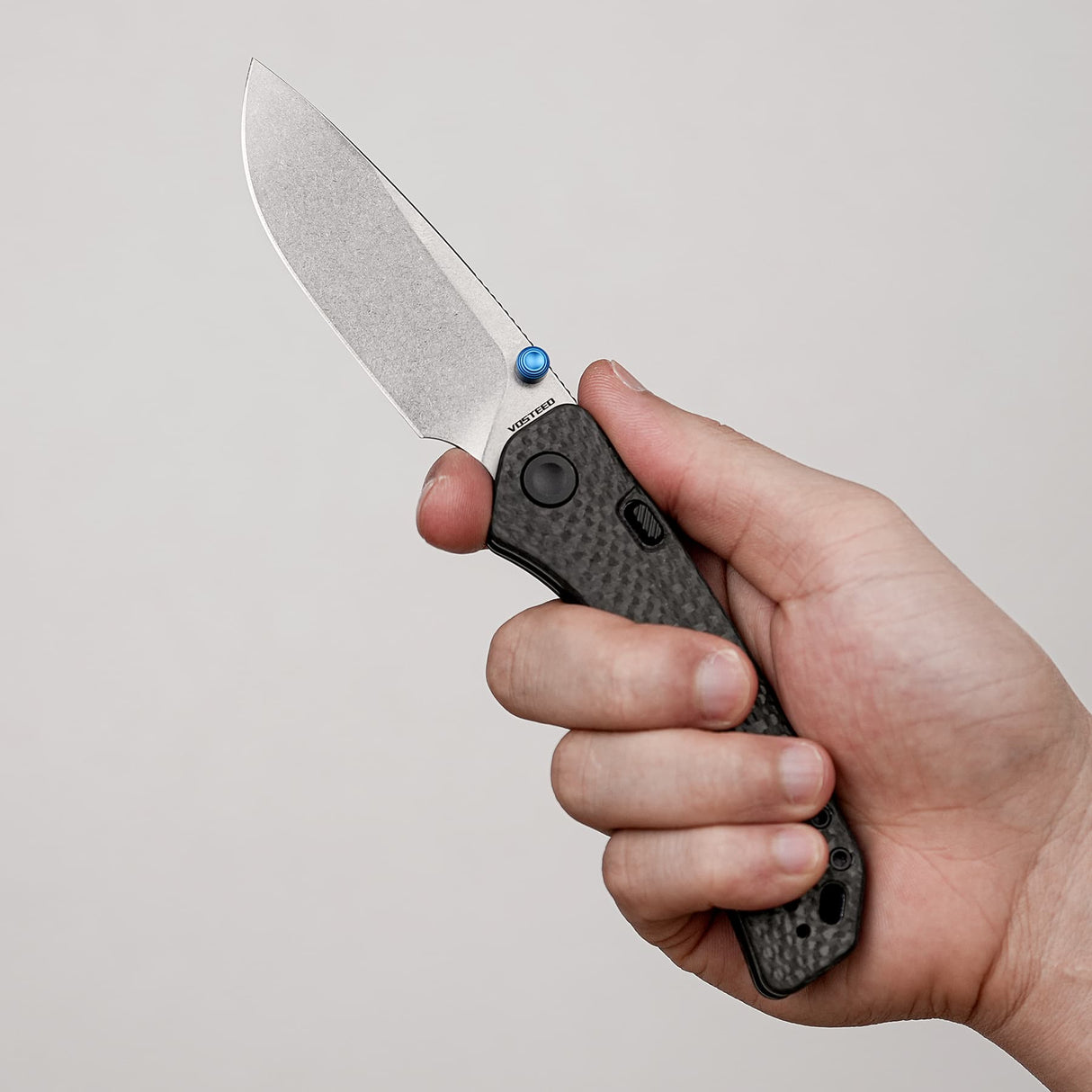 Marten 330 | Carbon Fiber + Stonewash 154CM - A1611