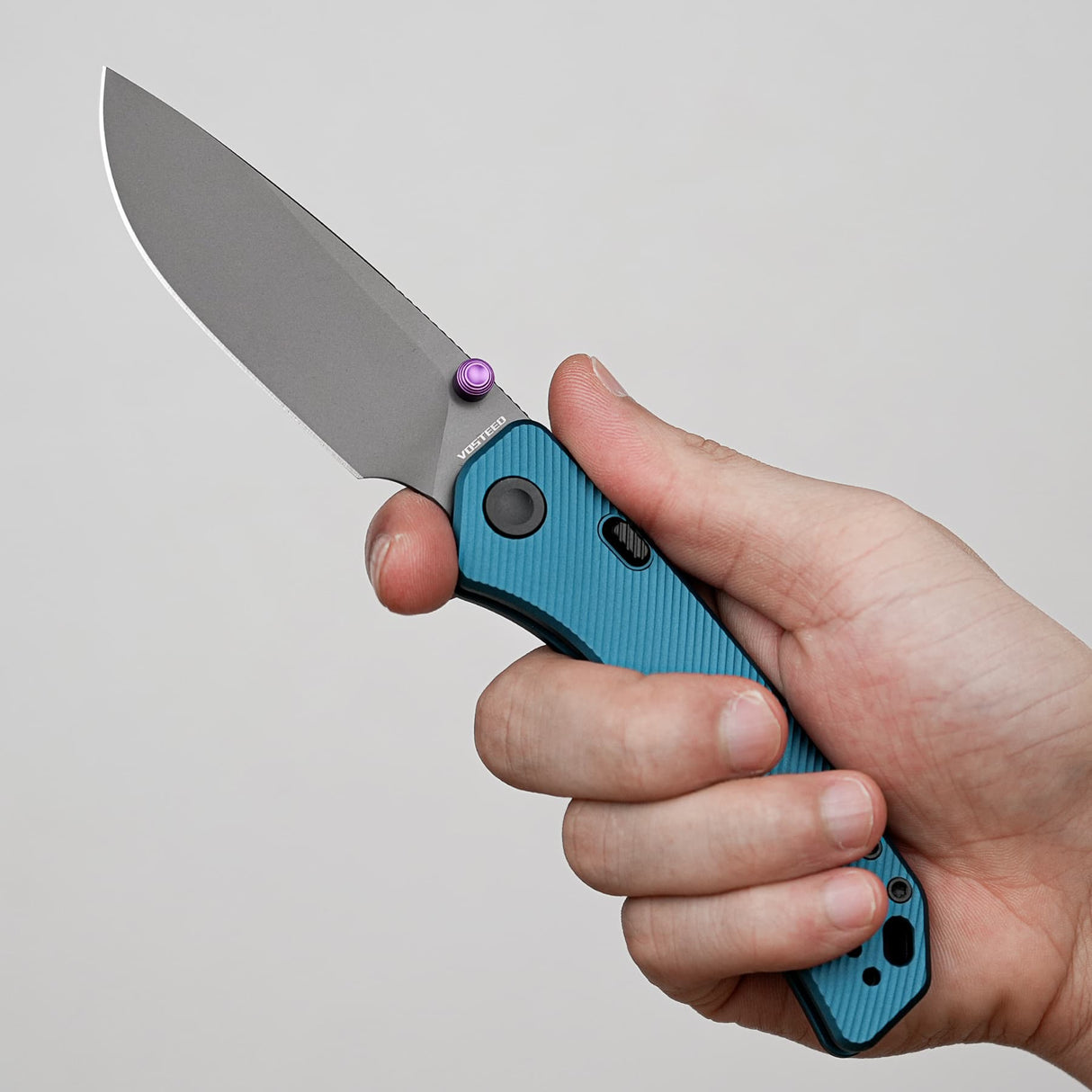 Marten 330 | Blue Aluminium + Destroyer Grey 154CM - A1612