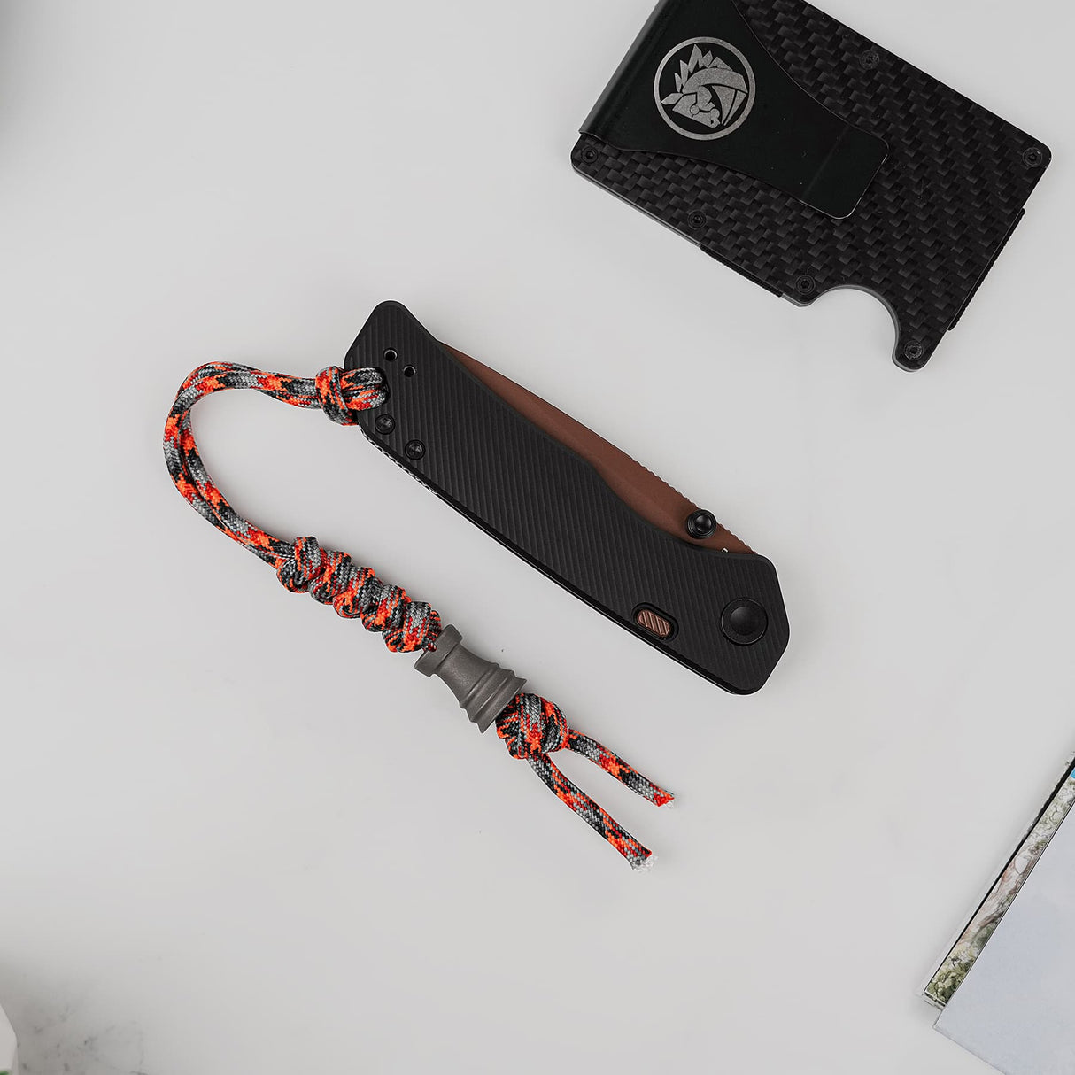 Marten 330 | Black Aluminium + Copper Dune 154CM - A1613