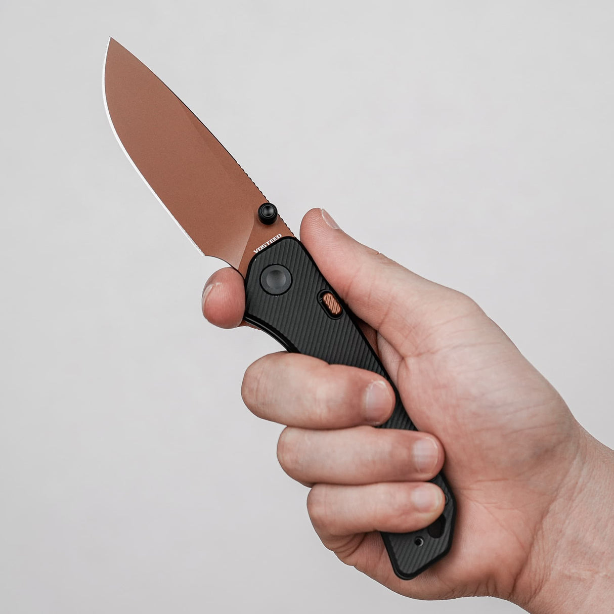 Marten 330 | Black Aluminium + Copper Dune 154CM - A1613