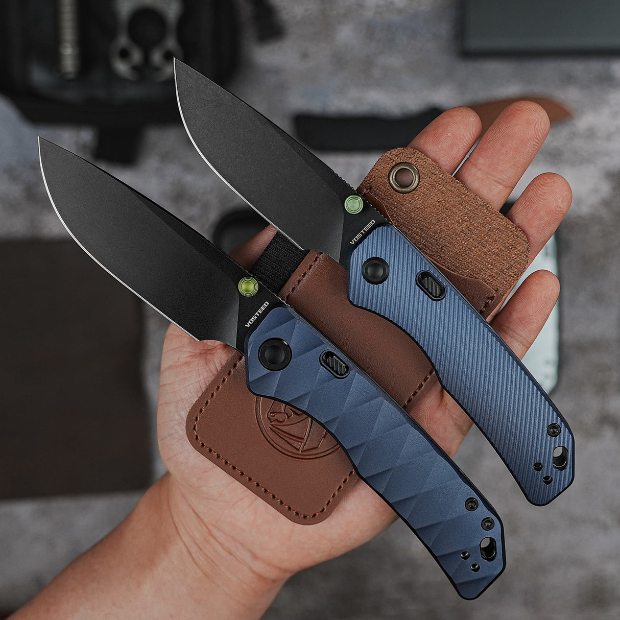 Marten 330 | Dark Blue Aluminium + Blackwash 154CM - A1615