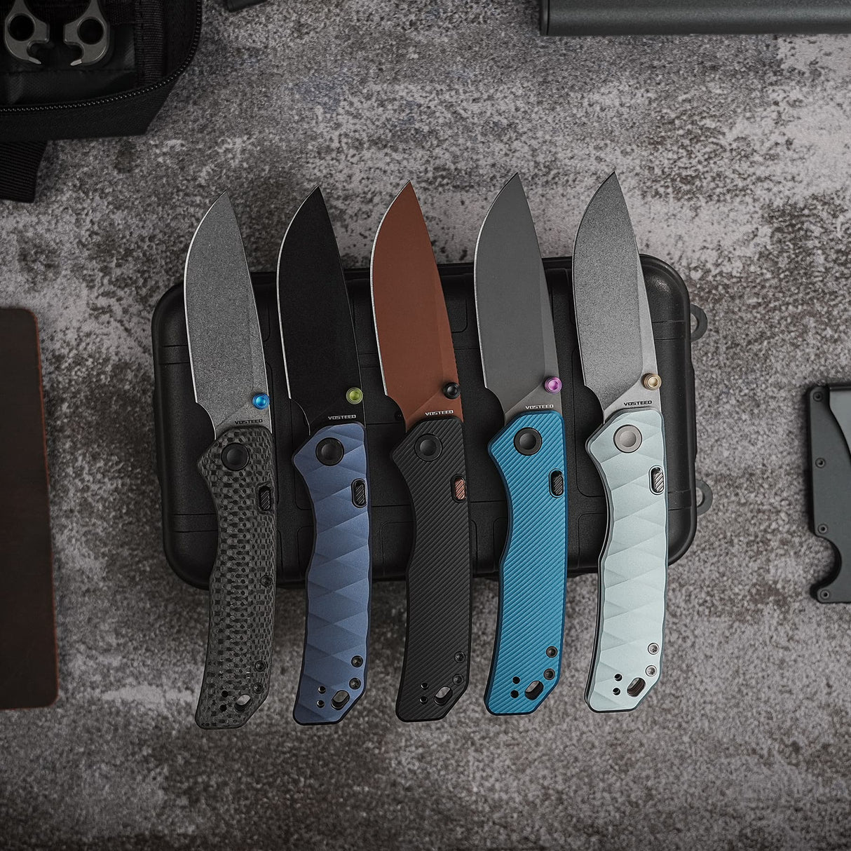 Marten 330 | Dark Blue Aluminium + Blackwash 154CM - A1615