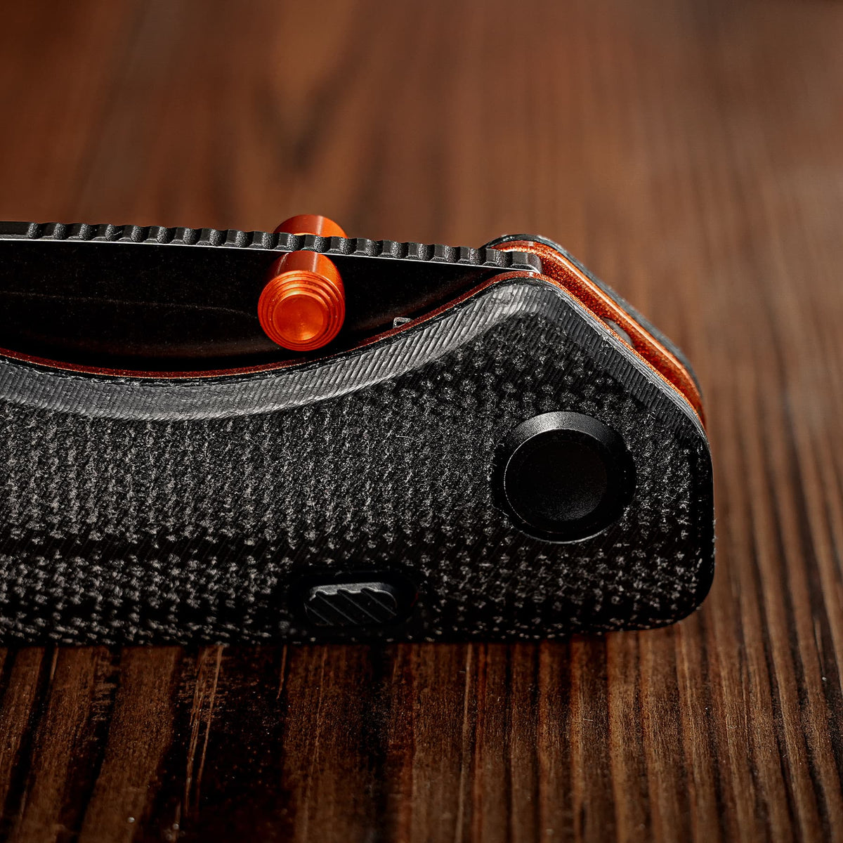 Marten 330 | Black Micarta + Blackwash 14C28N - A1622