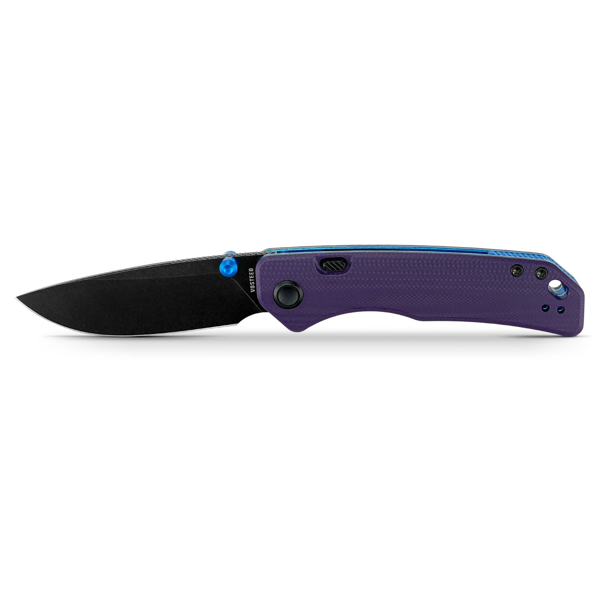 Marten 330 | Purple G10 + Blackwash 14C28N - A1623