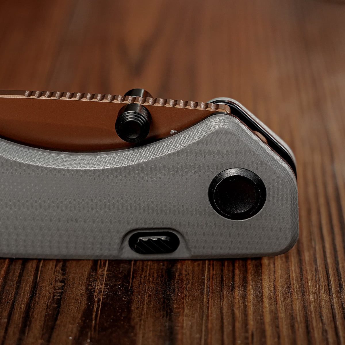 Marten 330 | Gray G10 + Copper Dune 14C28N - A1626