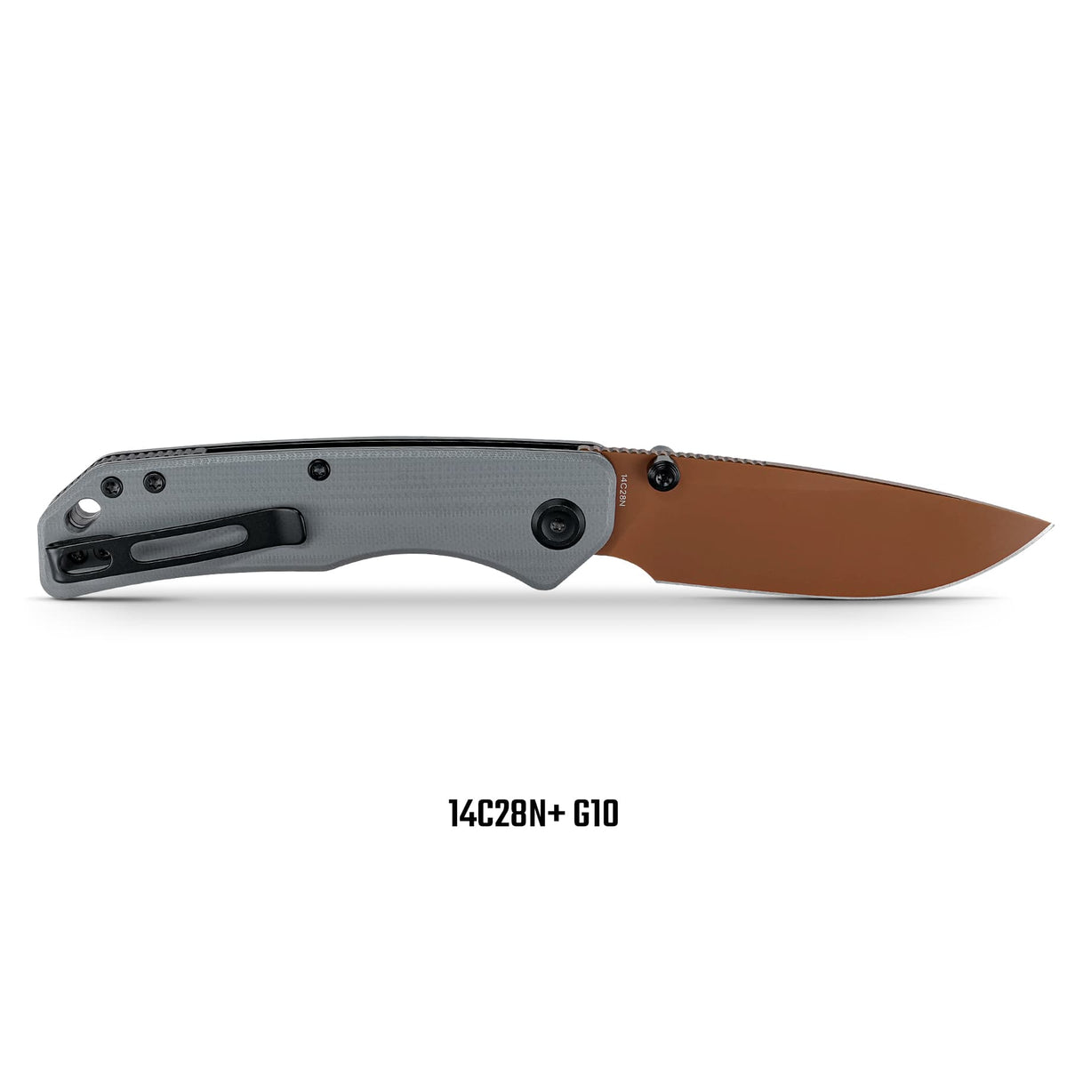 Marten 330 | Gray G10 + Copper Dune 14C28N - A1626