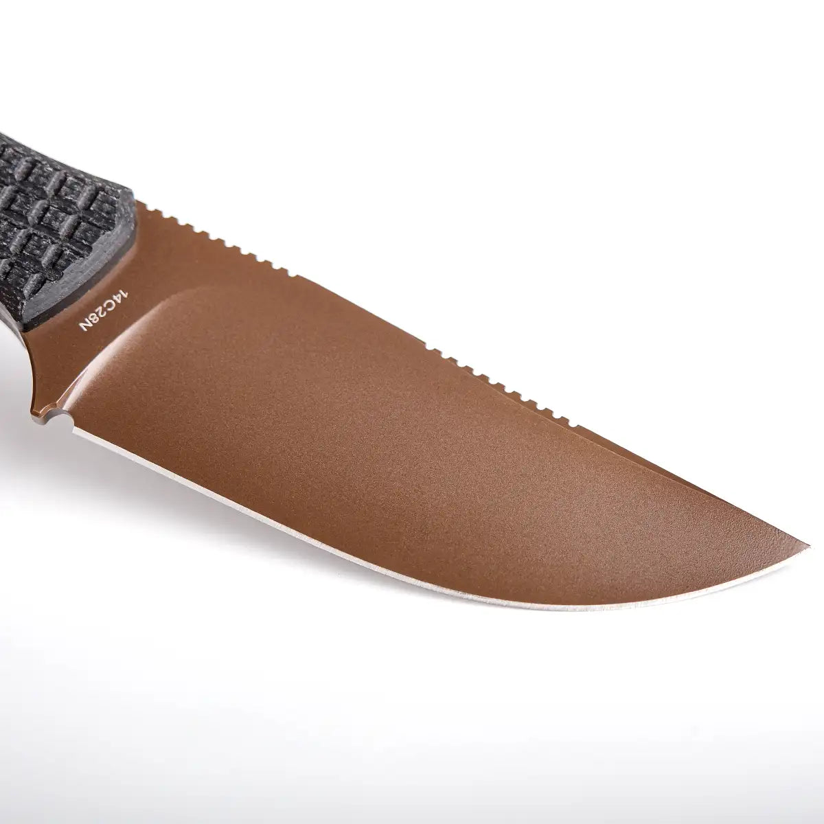Mink - Fixed Blade | Black G10 + Copper Dune 14C28N - D0106