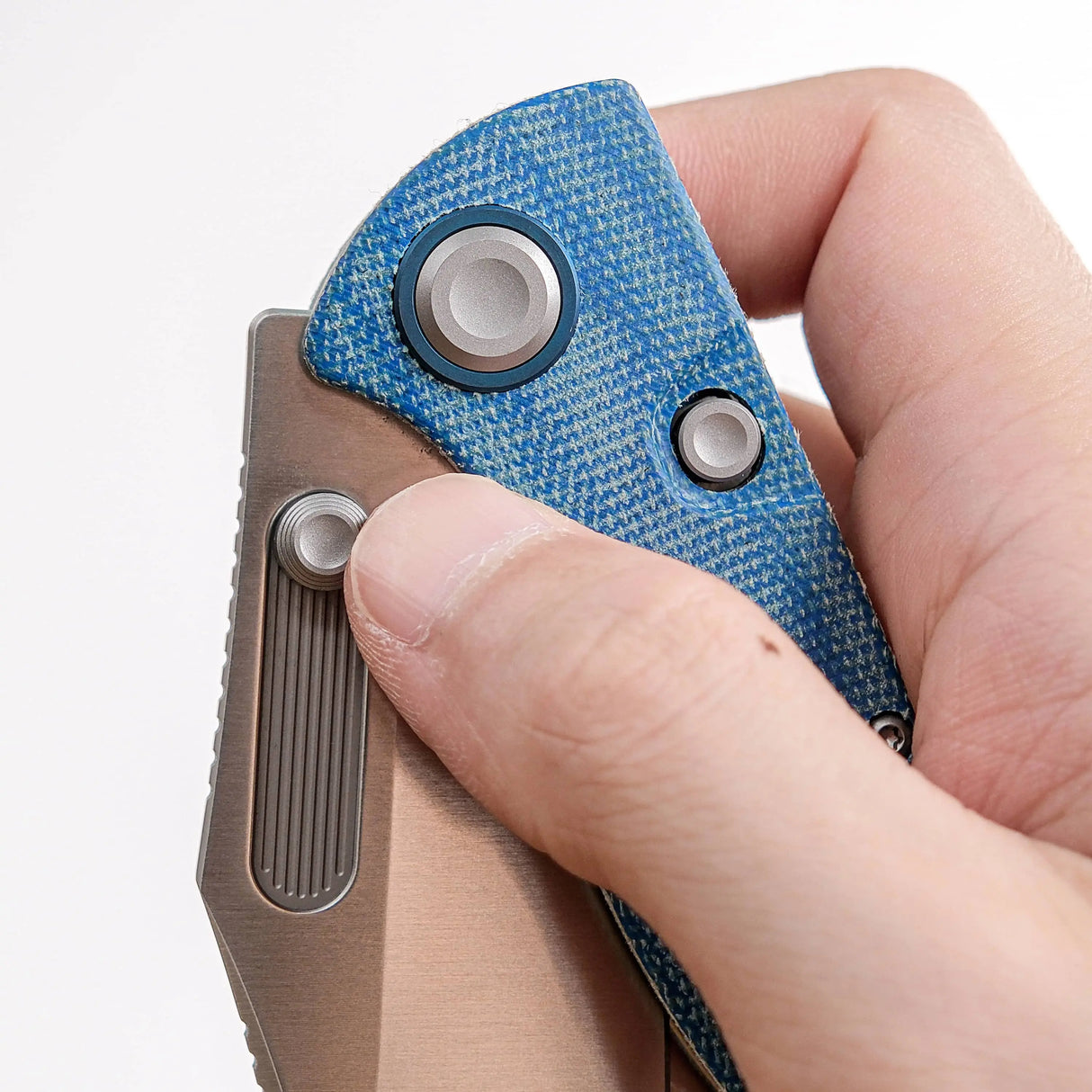 Naga | Blue Norplex UltreX™ Micarta + S35VN - A3901