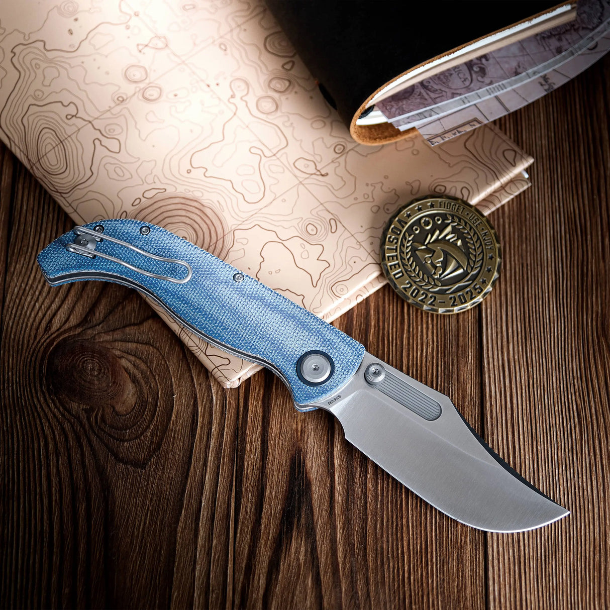 Naga | Blue Norplex UltreX™ Micarta + S35VN - A3901