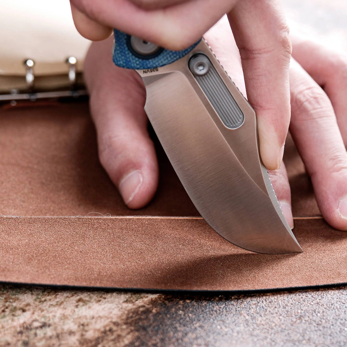 Naga | Blue Norplex UltreX™ Micarta + S35VN - A3901