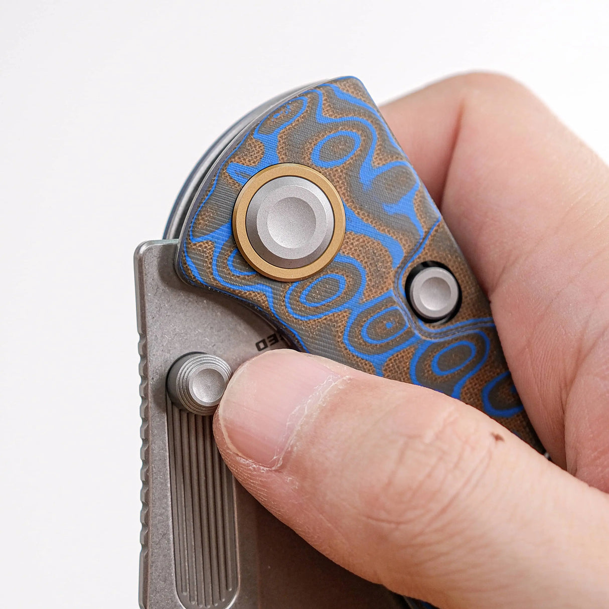 Naga | Blue Ocean Micarta + S35VN - A3903