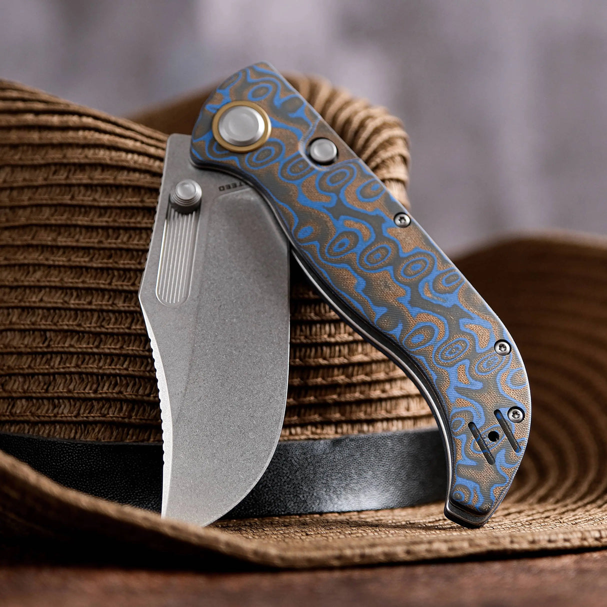 Naga | Blue Ocean Micarta + S35VN - A3903