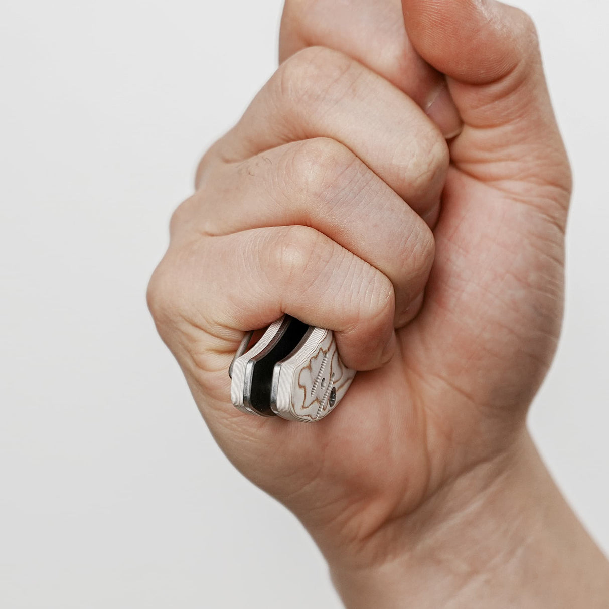 Naga | Scarlet Void Micarta + Satin S35VN - A3906