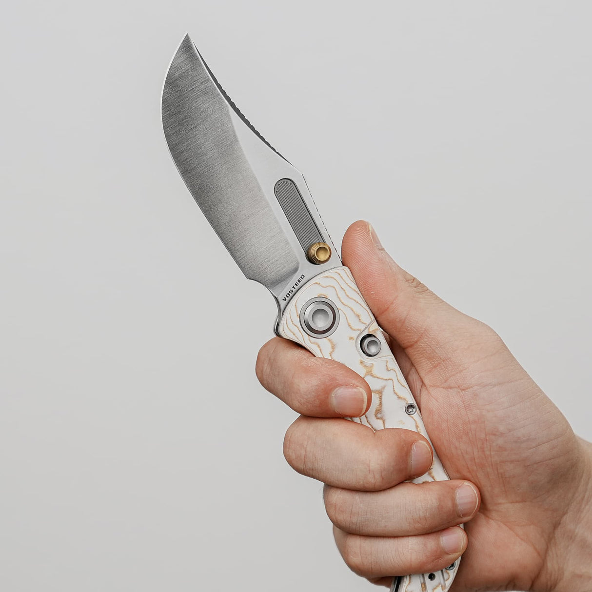 Naga | Scarlet Void Micarta + Satin S35VN - A3906