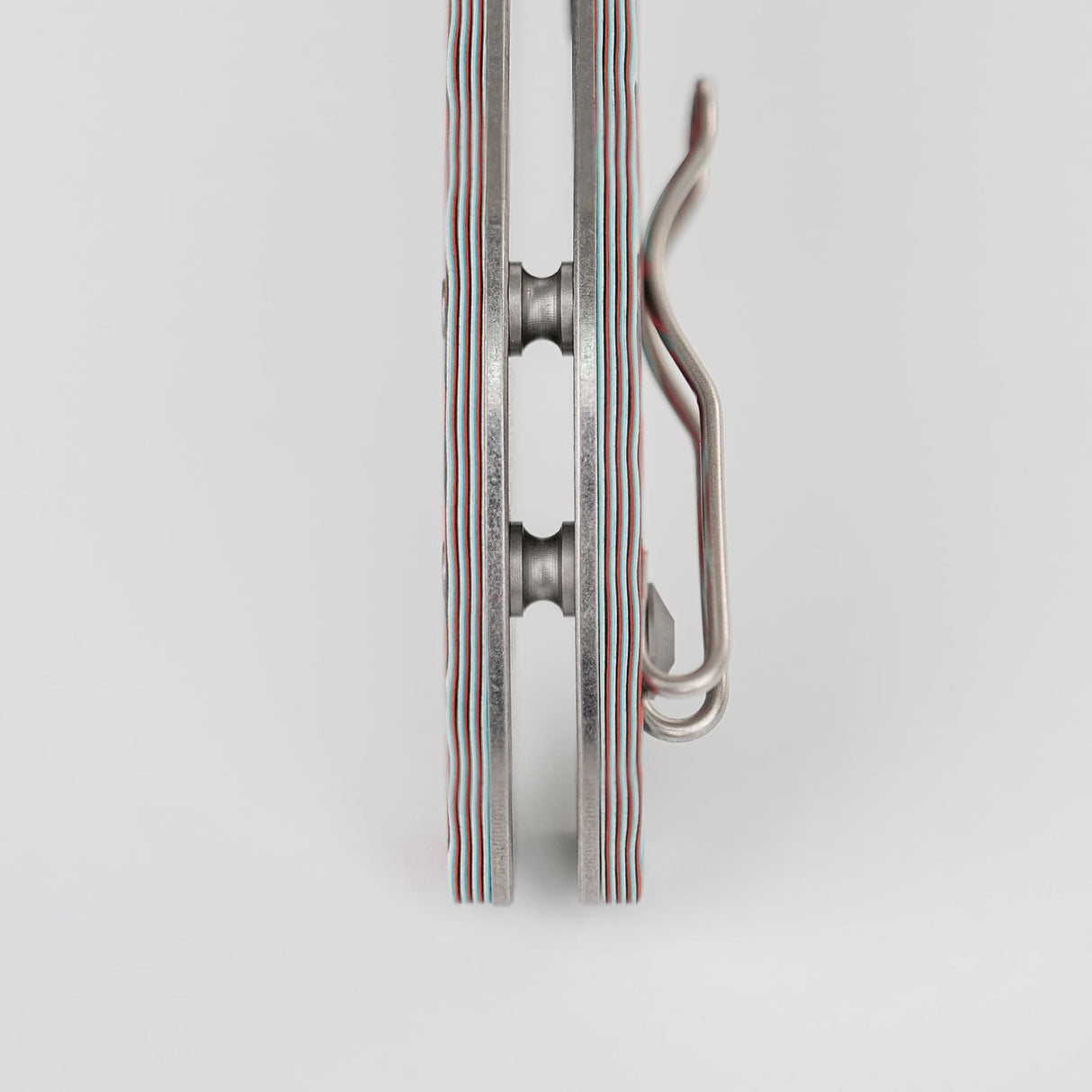 Naga | Coral Orbit Bamboo Micarta + Stonewash S35VN - A3907