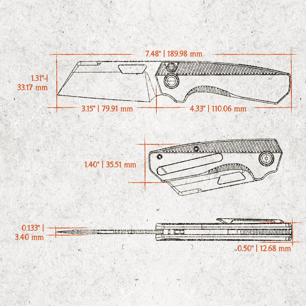 Nip-L | Blue Ti + Satin Elmax - A4202