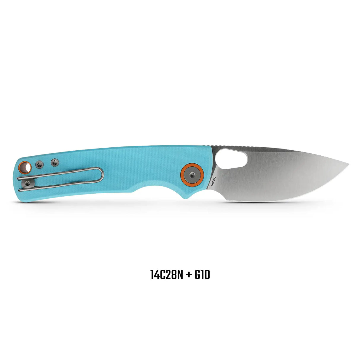 Porcupine | Sky Blue G10 + Satin 14C28N - A2608