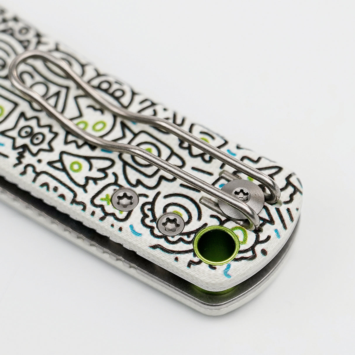 Porcupine | Doodle Monster™ White G10 + Satin - A2620