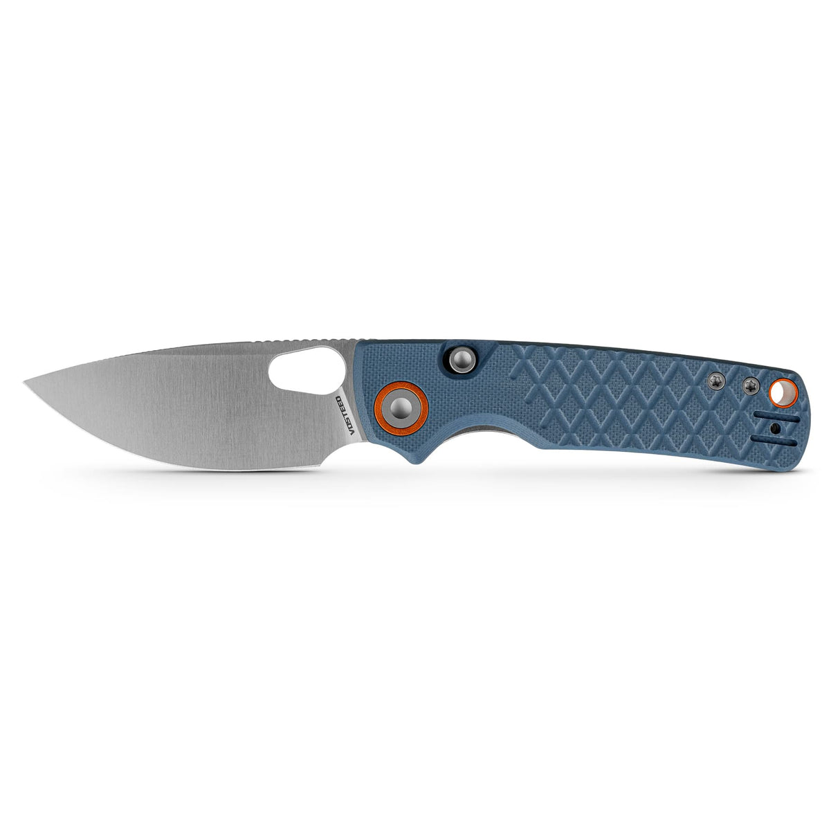 Porcupine | Blue Crosshatch G10 + Satin 14C28N - A2621
