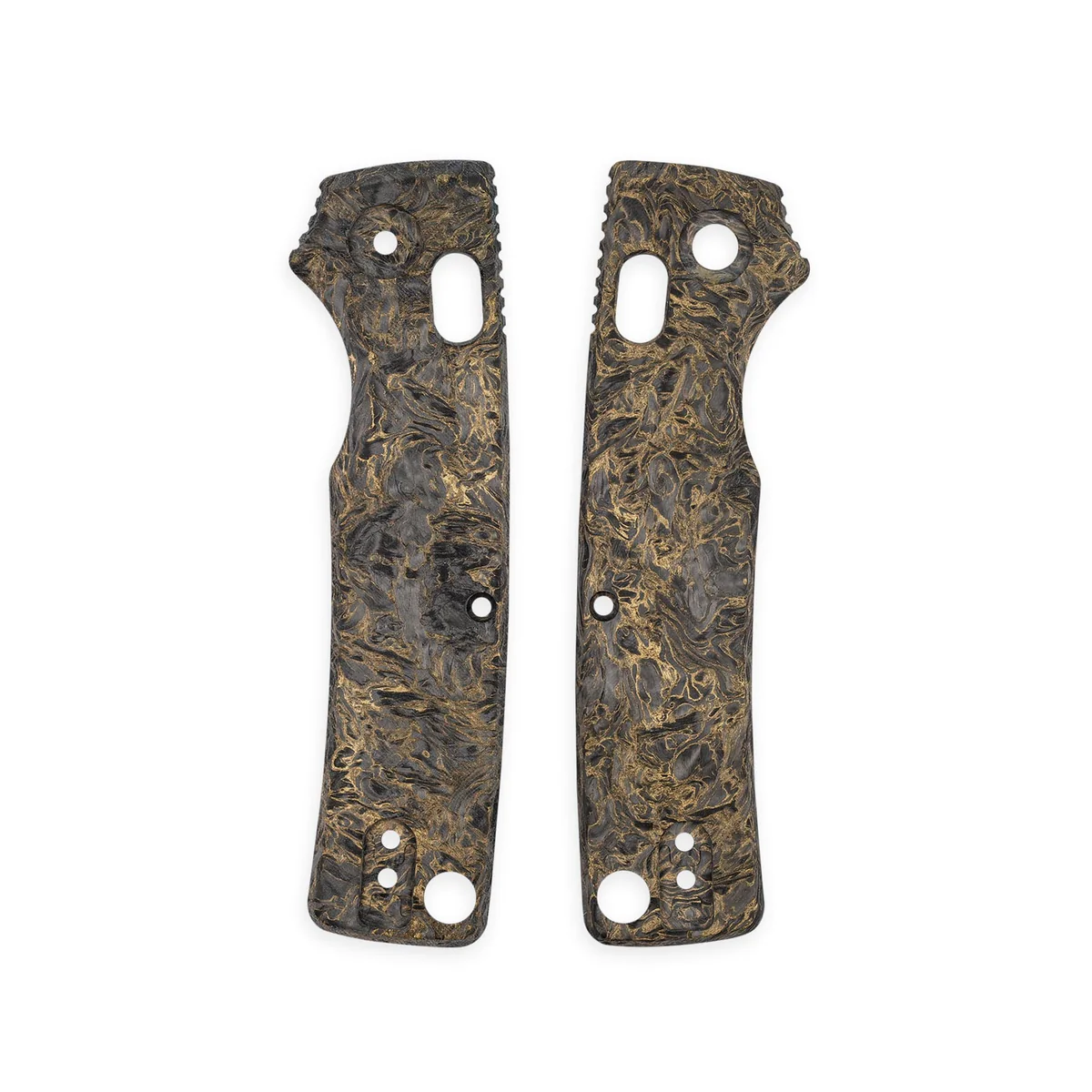 Porcupine ModSwap™ Handle Scales Kit | Fat Carbon Dark Matter Gold