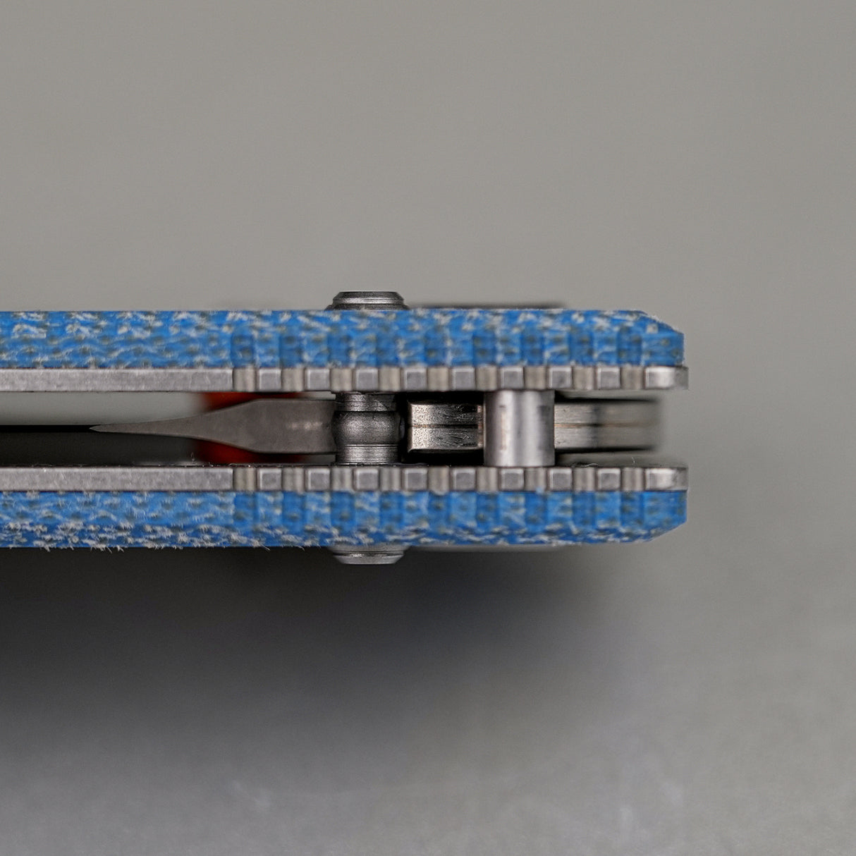 Porcupine ModSwap™ | Blue Micarta + Satin 154CM - A3105