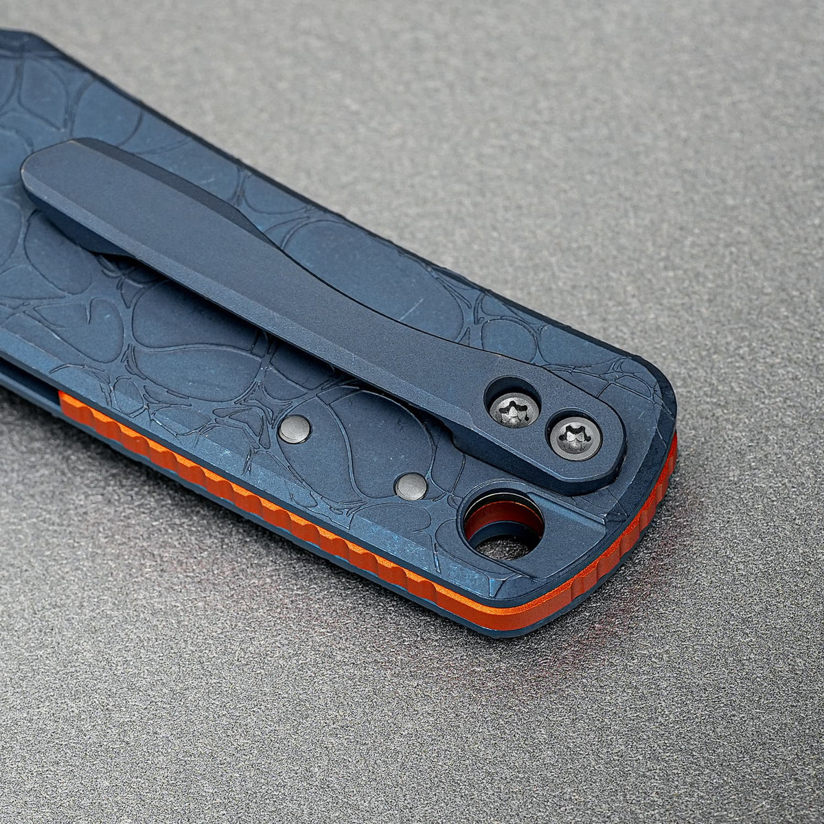 Porcupine TiSlim | Acid Wash Blue Ti + Acid Stonewash S90V - A4814